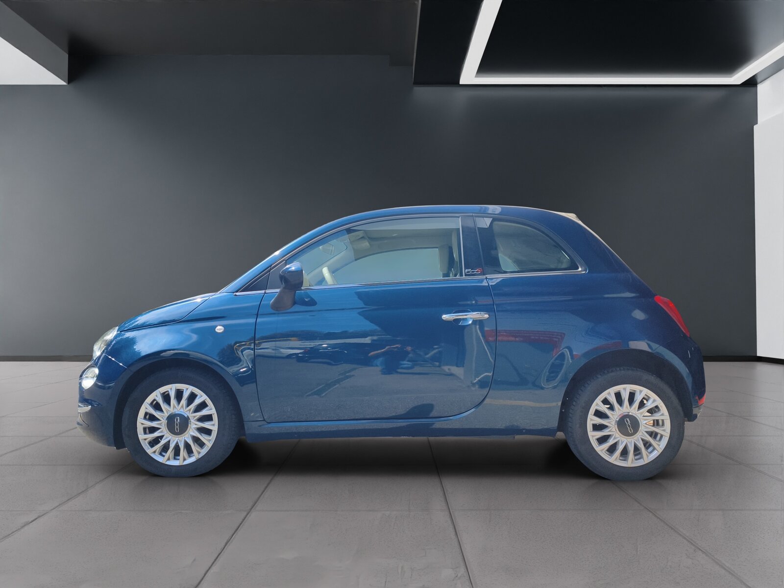 FIAT 500 Cabriolet 0.9 T TwinAir Lounge, Benzin, Occasion / Gebraucht, Handschaltung - 6