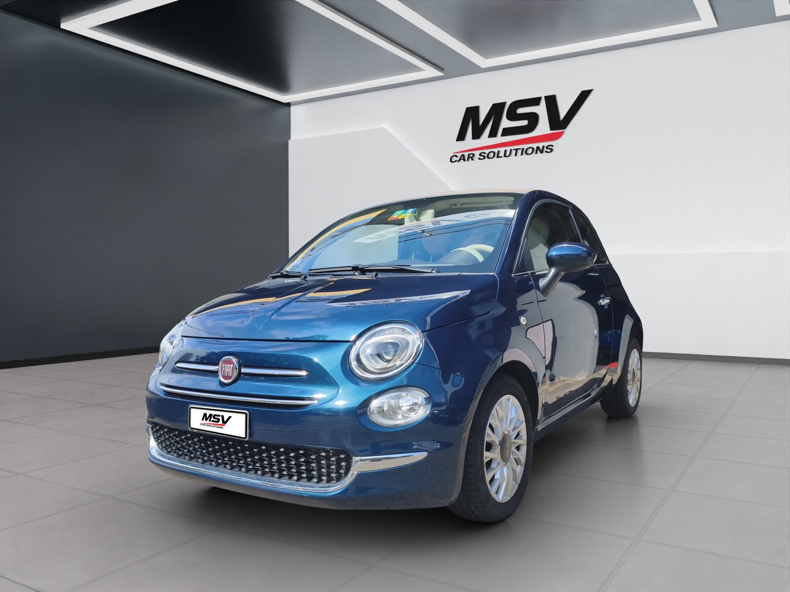 FIAT 500 Cabriolet 0.9 T TwinAir Lounge, Benzin, Occasion / Gebraucht, Handschaltung - 7