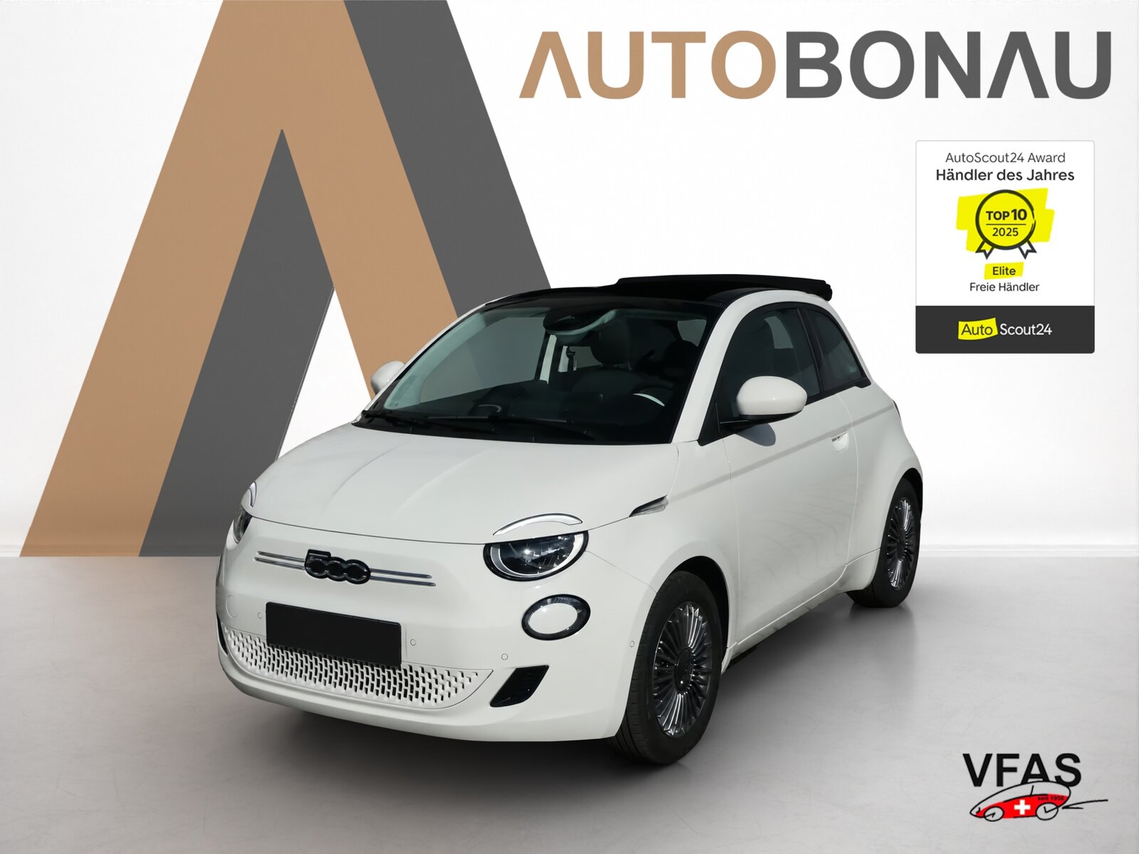 FIAT 500 Electric Cabrio Cult Pack Komfort 320KM