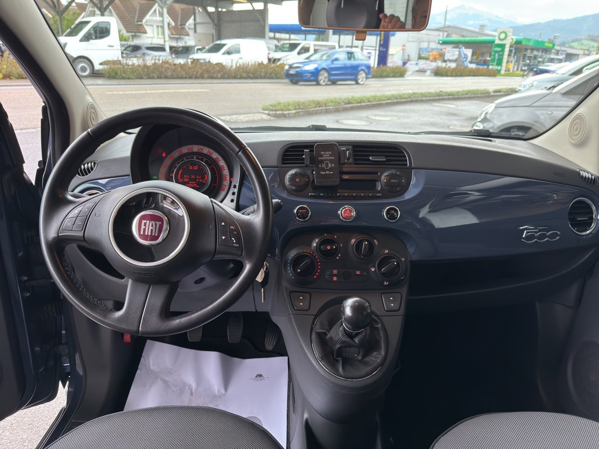 FIAT 500 0.9 Twinair Turbo Lounge, Essence, Occasion / Utilisé, Manuelle - 7