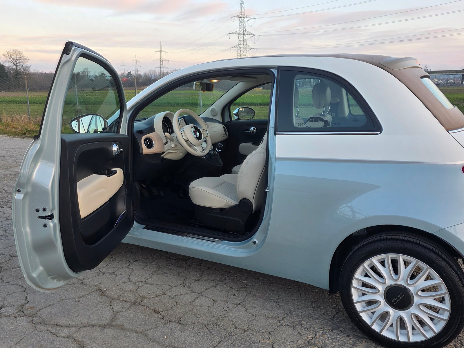FIAT 500 1.0 N3 MildHybrid Collezione 1957 / Neuwertig, Hybride Leggero Benzina/Elettrica, Occasioni / Usate, Manuale - 7