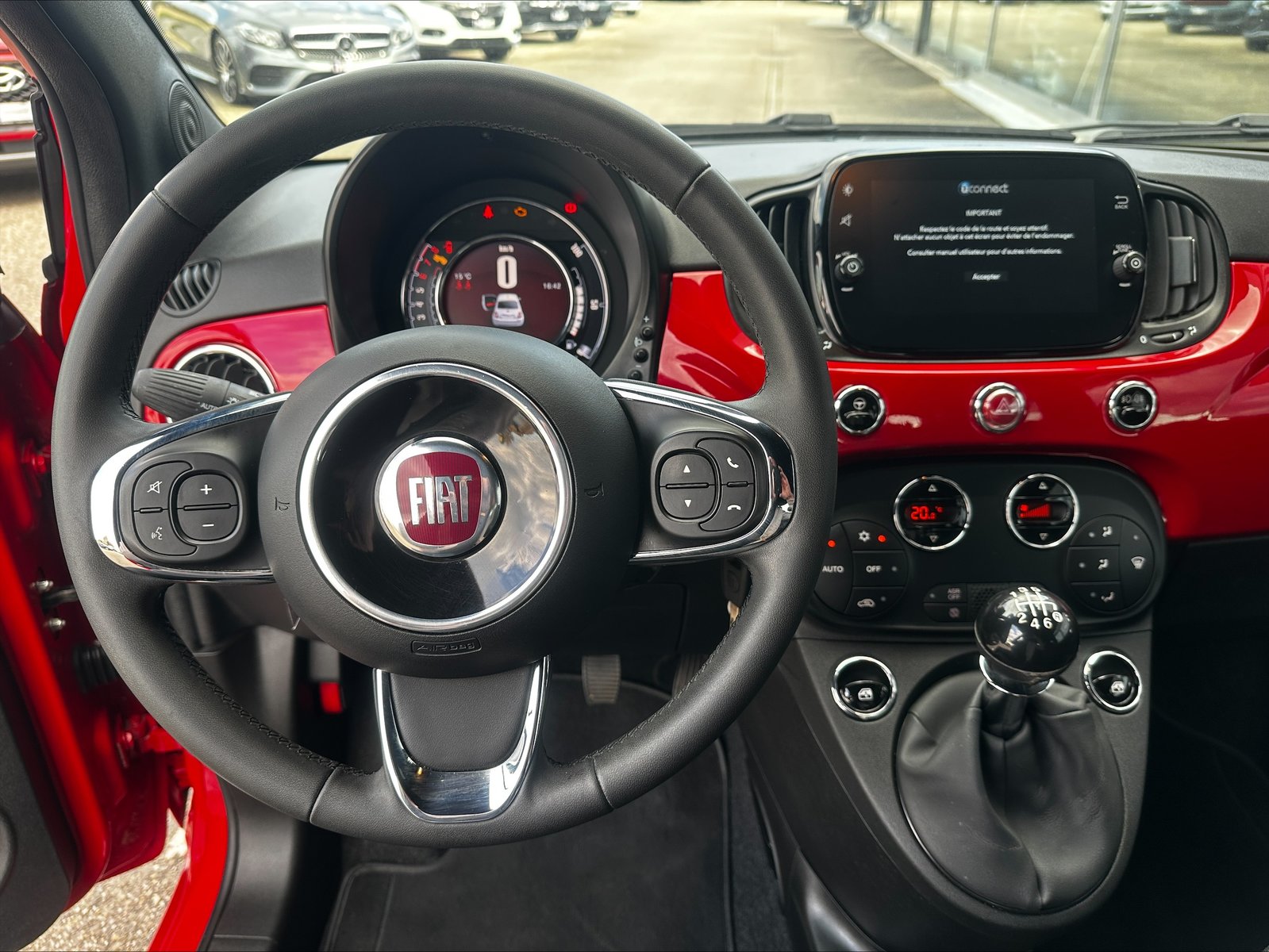 FIAT 500 1.0 N3 MildHybrid Swiss Edition, Hybride Léger Essence/Électricité, Occasion / Utilisé, Manuelle - 6