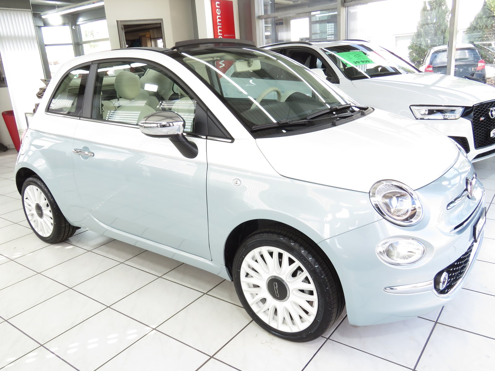 FIAT 500 1.0 N3 MildHybrid Lounge, Hybride Léger Essence/Électricité, Occasion / Utilisé, Manuelle - 3