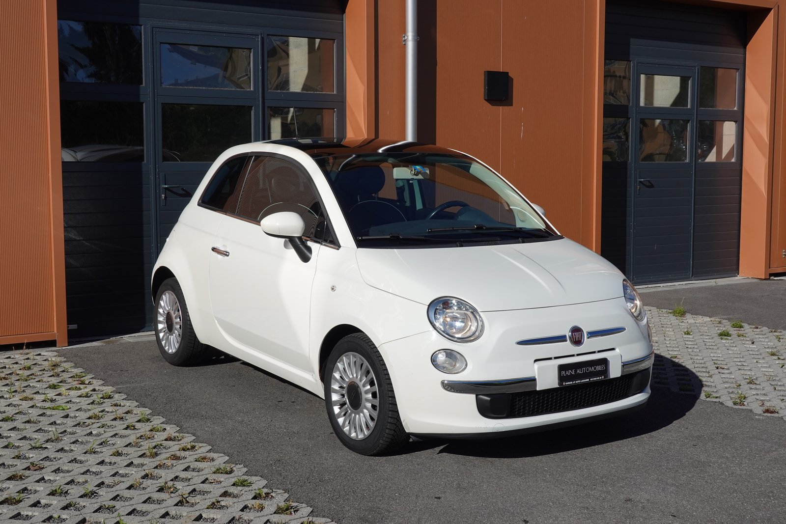 FIAT 500 0.9 Twinair Turbo Lounge Dualogic * Toit panoramiqu, Essence, Occasion / Utilisé, Automatique - 3