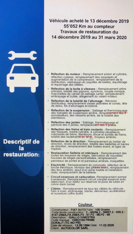 FIAT 500 500f, Essence, Voiture de collection, Manuelle - 7