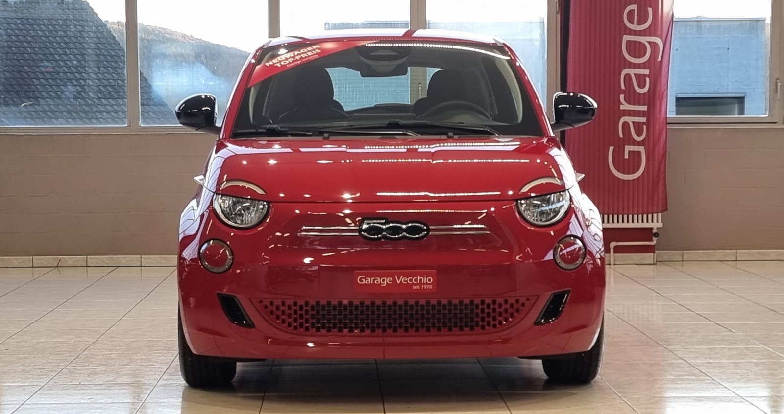 FIAT 500 Red electric 42 KWh 118 PS