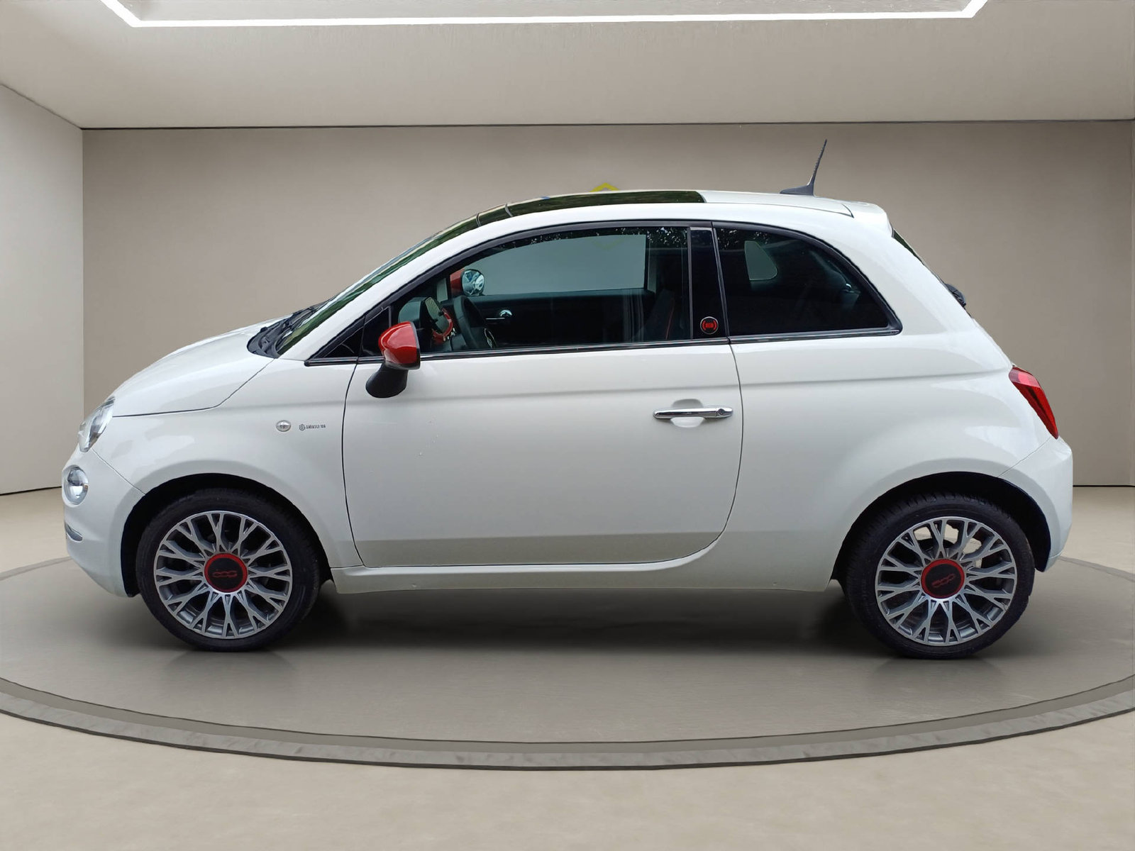 FIAT 500 1.0 Hybrid Red, Mild-Hybrid Benzin/Elektro, Occasion / Gebraucht, Handschaltung - 2