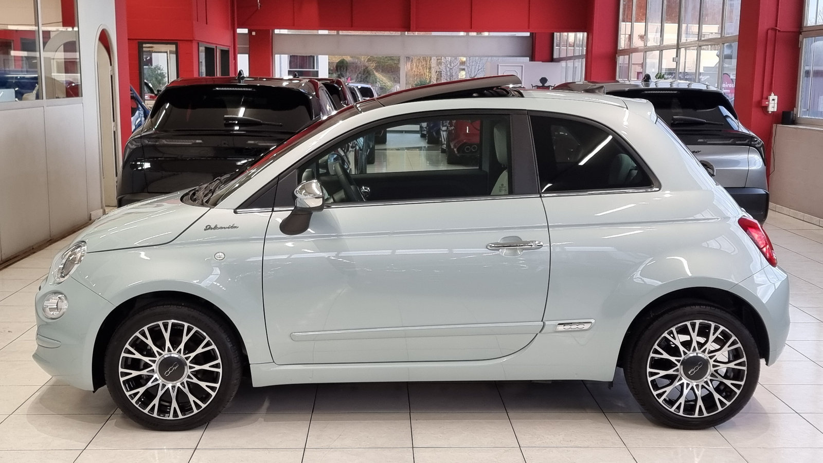 FIAT 500 1.0 Hybrid Dolcevita Sky, Mild-Hybrid Benzin/Elektro, Occasion / Gebraucht, Handschaltung - 3