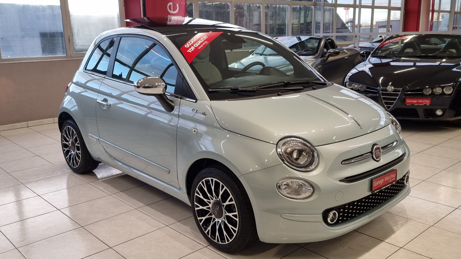 FIAT 500 1.0 Hybrid Dolcevita Sky, Mild-Hybrid Benzin/Elektro, Occasion / Gebraucht, Handschaltung - 7