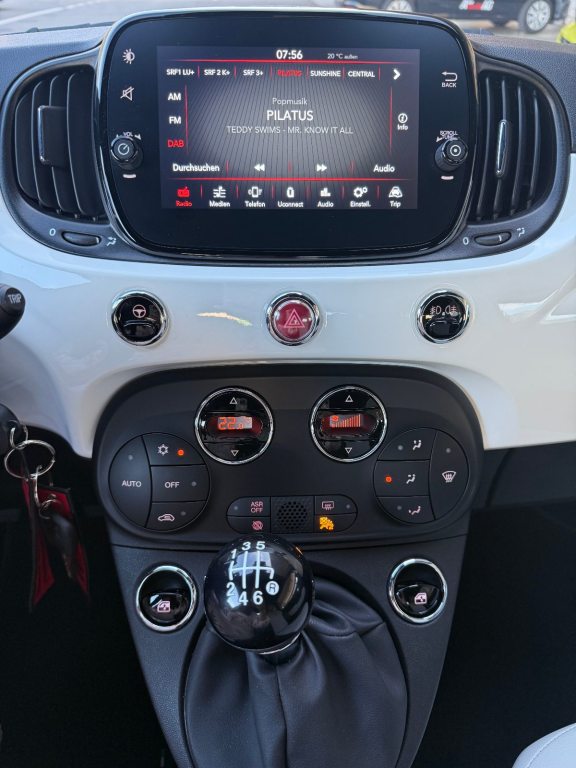FIAT 500 1.0 Hybrid Dolcevita, Mild-Hybrid Benzin/Elektro, Occasion / Gebraucht, Handschaltung - 6