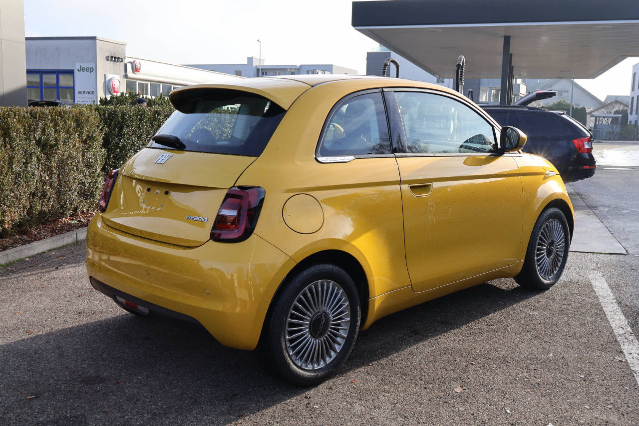 FIAT 500 1.0 Hybrid Torino, Mild-Hybrid Benzin/Elektro, Vorführwagen, Handschaltung - 3