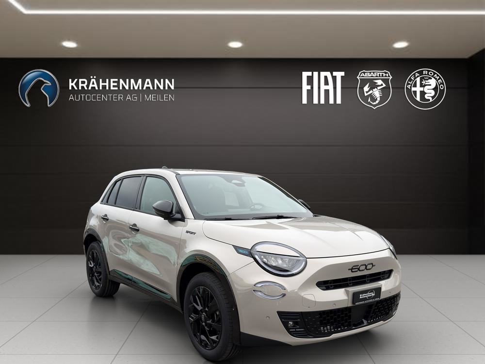 FIAT 600 1.2 Hybrid 145 Spor, Mild-Hybrid Benzin/Elektro, Neuwagen, Automatik - 7