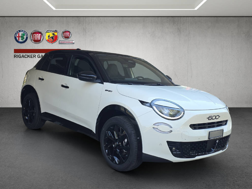 FIAT 600 1.2 Hybrid 145 Sport, Mild-Hybrid Benzin/Elektro, Neuwagen, Automatik - 2
