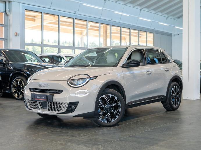 FIAT 600 1.2 Hybrid La Prima / Grigio Cappuccino / Ledersitz, Mild-Hybrid Benzin/Elektro, Occasion / Gebraucht, Automatik