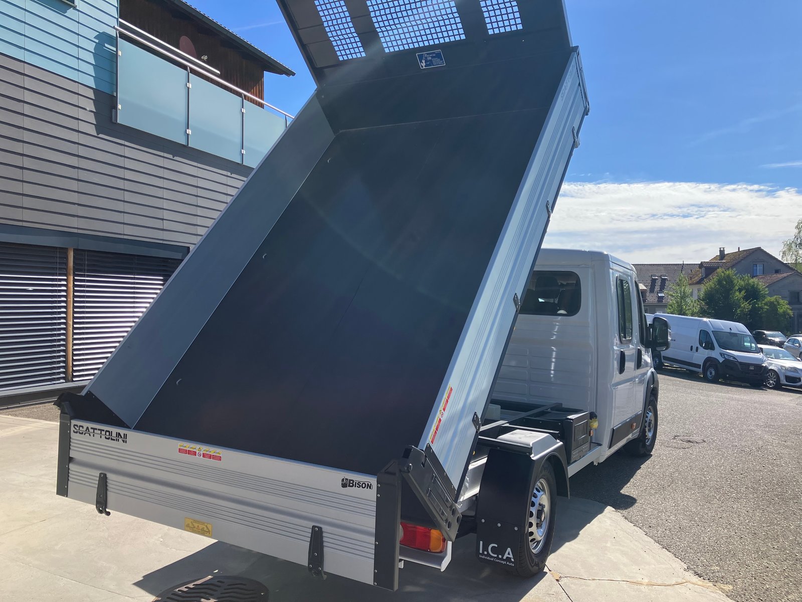 FIAT Ducato L4 Kippbrücke Doppelkabine 7 Plätze, Diesel, Voiture nouvelle, Manuelle - 5