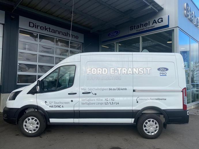FORD E-TRANSIT Van 350 L2H2 67kWh Trend, Electric, Ex-demonstrator, Automatic