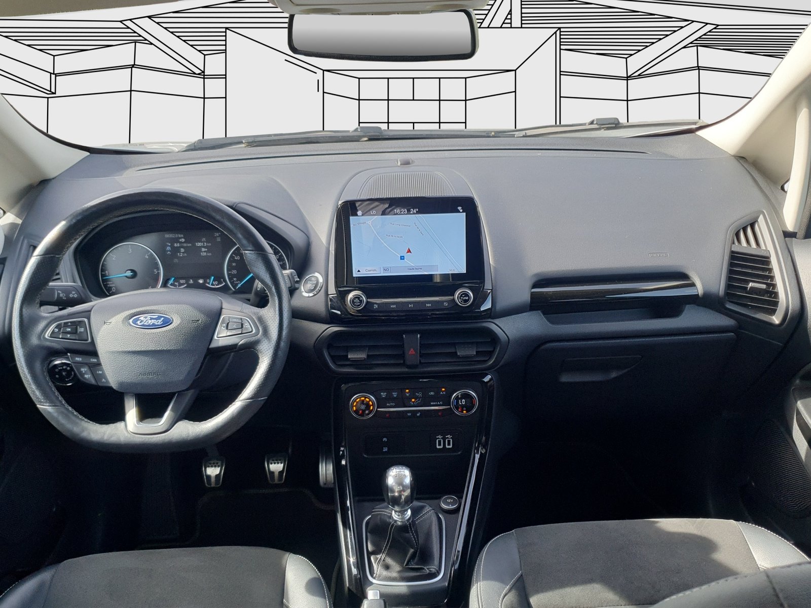 FORD EcoSport 1.5 TDCi ST-Line 4x4 crochet, Diesel, Occasioni / Usate, Manuale - 6