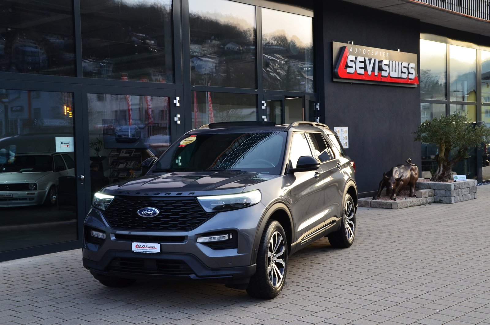 FORD Explorer 3.0 EcoB. Plug-in-Hybrid ST-Line 4WD Aut.*Fris, Hybride Rechargeable Essence/Électricité, Occasion / Utilisé, Automatique - 7
