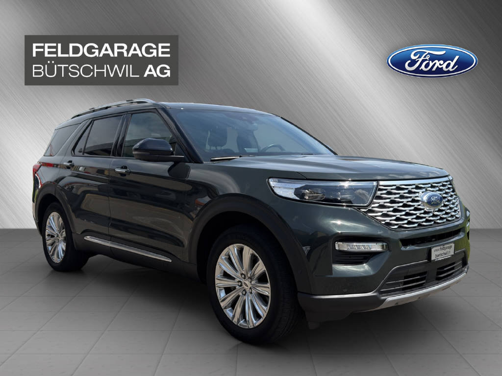 FORD Explorer 3.0 V6 Plug-in Hybrid Platinum **Gratis Service**5 , Plug-in-Hybrid Benzin/Elektro, Occasion / Gebraucht, Automatik - 3