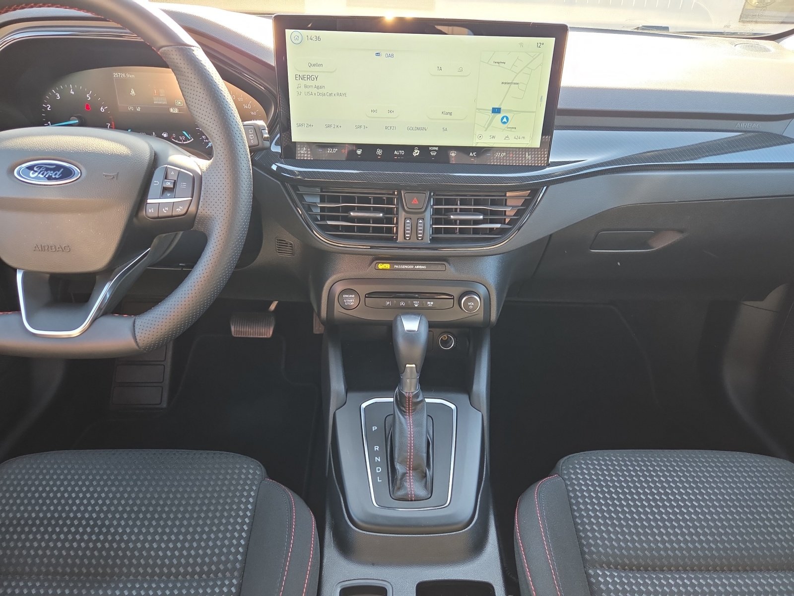 FORD Focus Station Wagon 1.0i EcoB Hybrid 155 ST-Line, Mild-Hybrid Benzin/Elektro, Occasion / Gebraucht, Automatik - 4