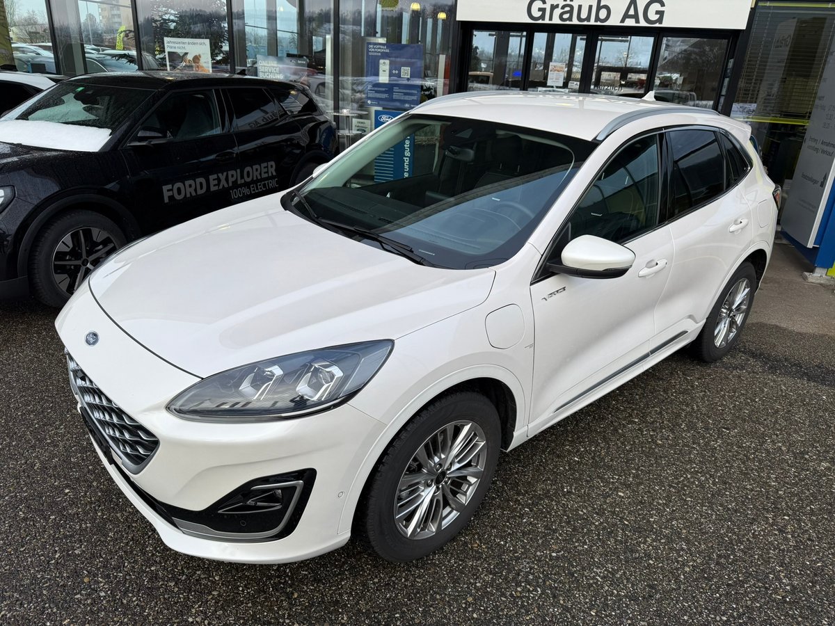 FORD Kuga 2.5 PHEV Vignale 2WD PERLWEISS, Hybride Rechargeable Essence/Électricité, Occasion / Utilisé, Automatique - 3