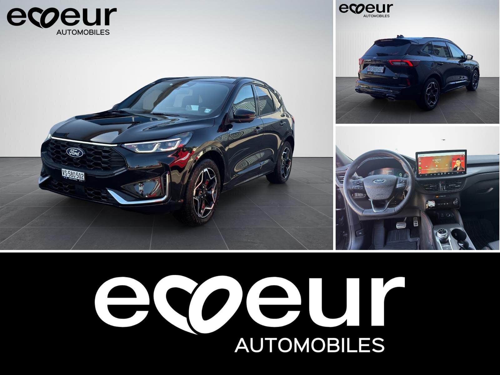 FORD Kuga 2.5 FHEV ST-Line X 4WD, Hybride Intégral Essence/Électricité, Occasion / Utilisé, Automatique