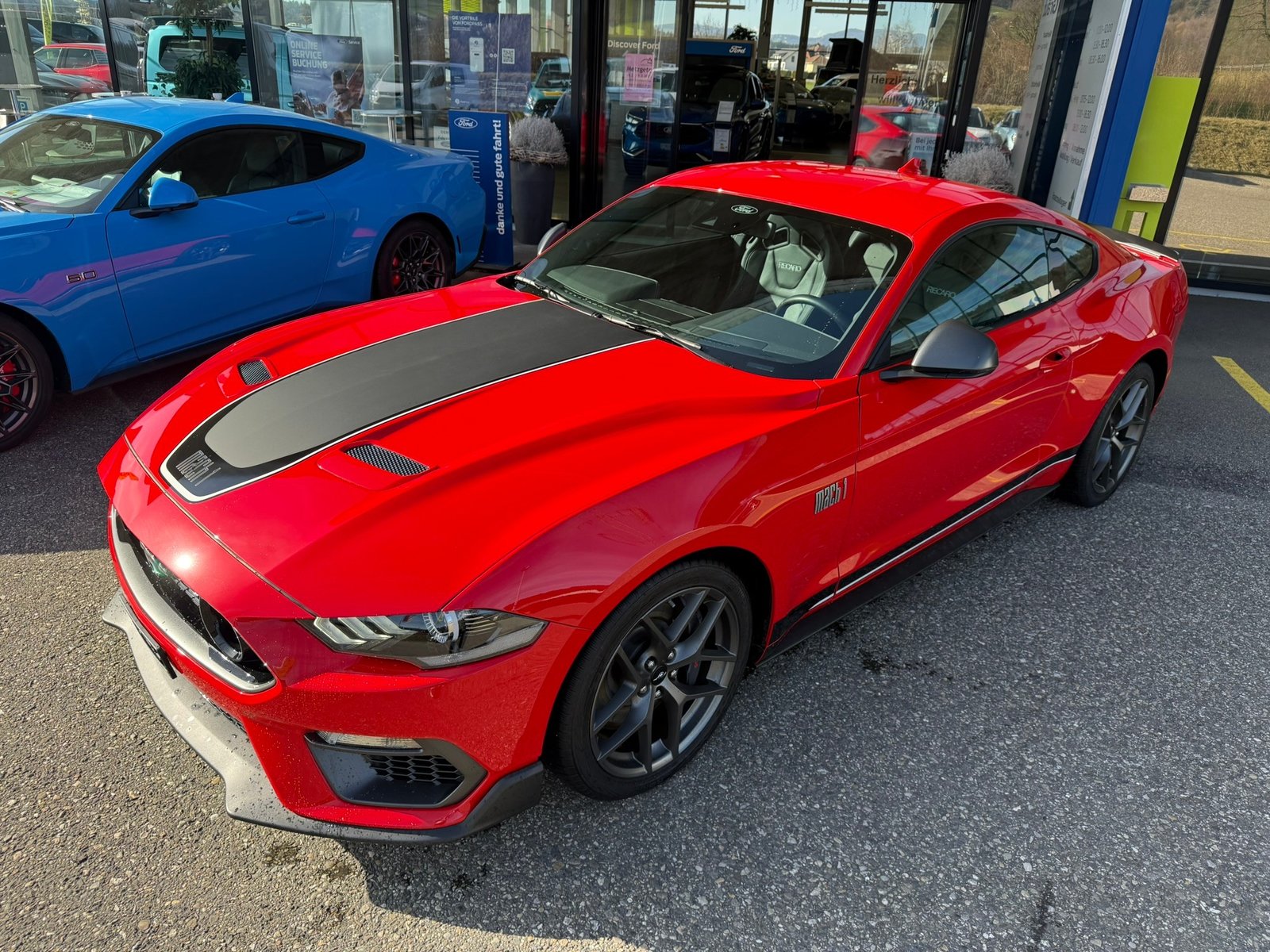 FORD Mustang Fastback 5.0 V8 Mach 1 RACE RED, Essence, Occasion / Utilisé, Manuelle - 3