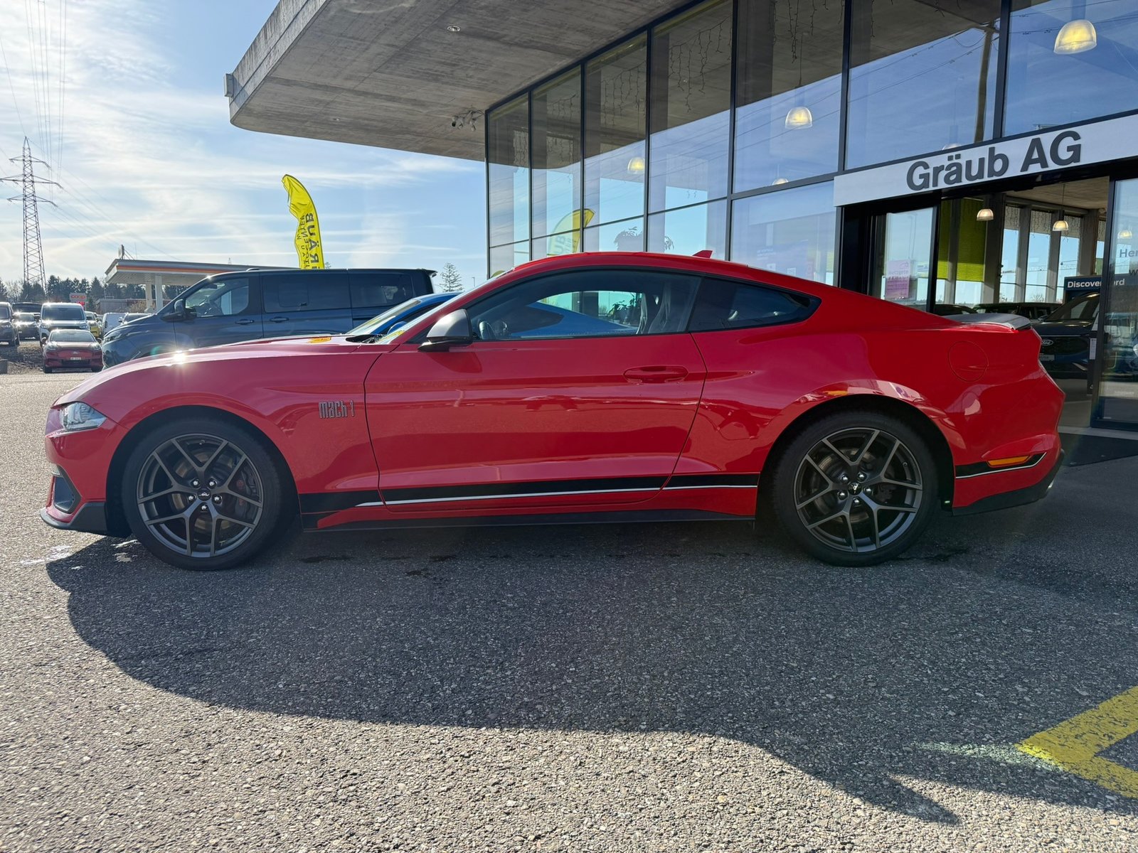 FORD Mustang Fastback 5.0 V8 Mach 1 RACE RED, Essence, Occasion / Utilisé, Manuelle - 4