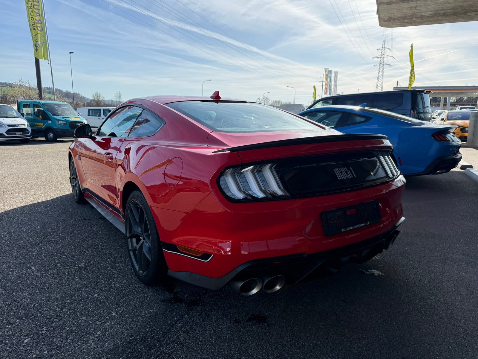 FORD Mustang Fastback 5.0 V8 Mach 1 RACE RED, Essence, Occasion / Utilisé, Manuelle - 5