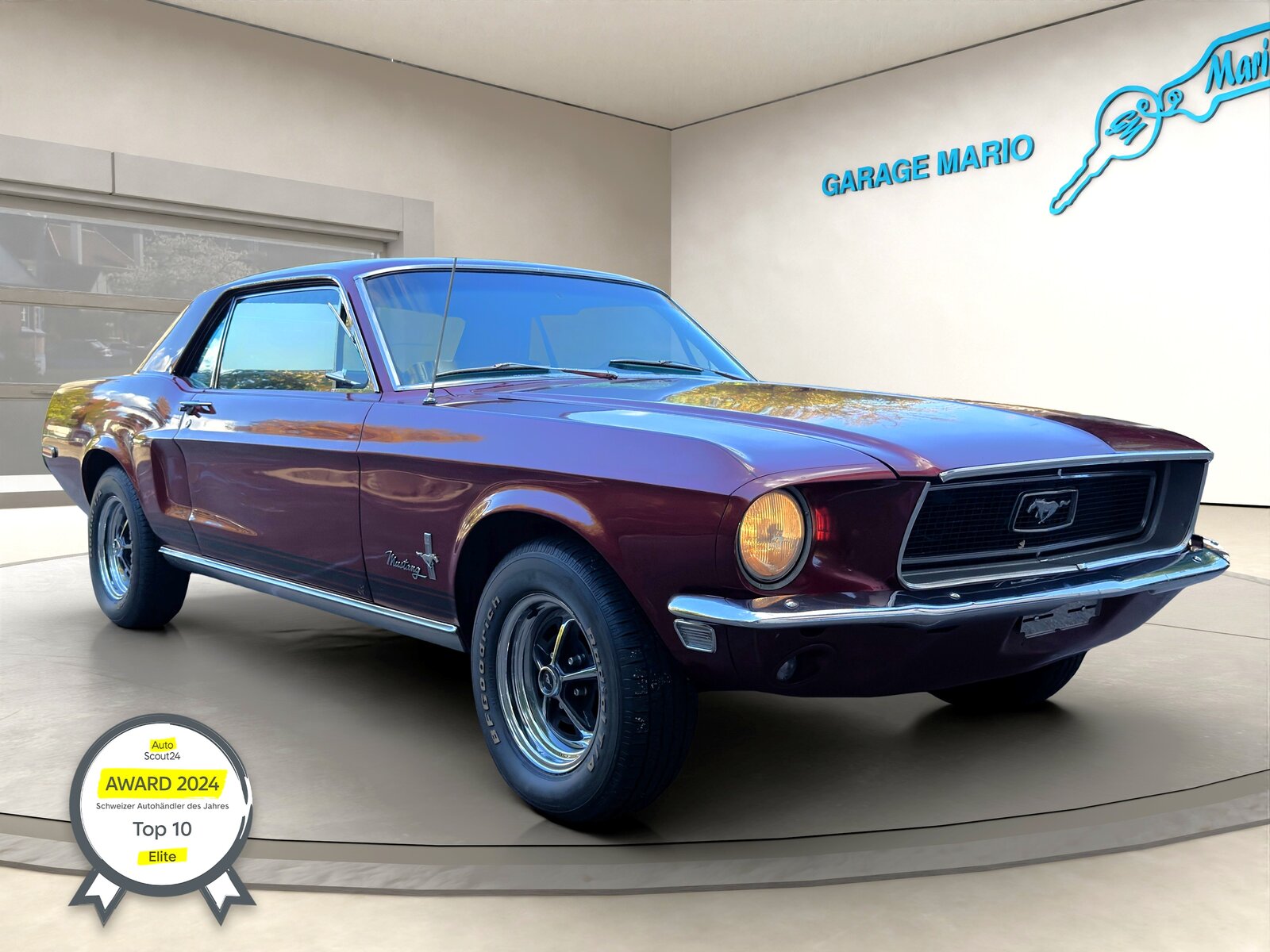 FORD Mustang Coupé V8 Body 65B Coupé Deluxe