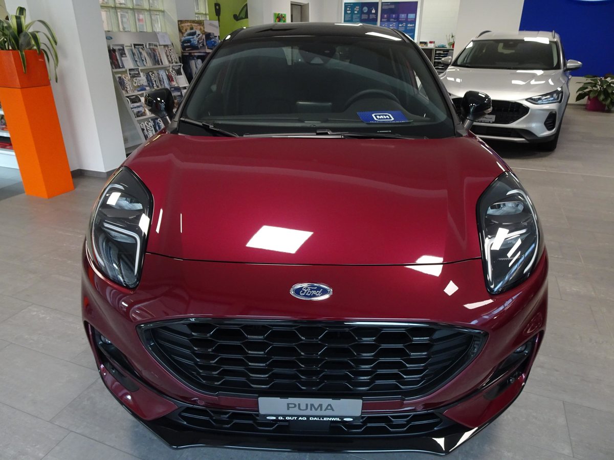 FORD Puma 1.0 EcoB Hybrid 125 Vivid Ruby Edition, Hybride Léger Essence/Électricité, Voiture nouvelle, Manuelle - 2