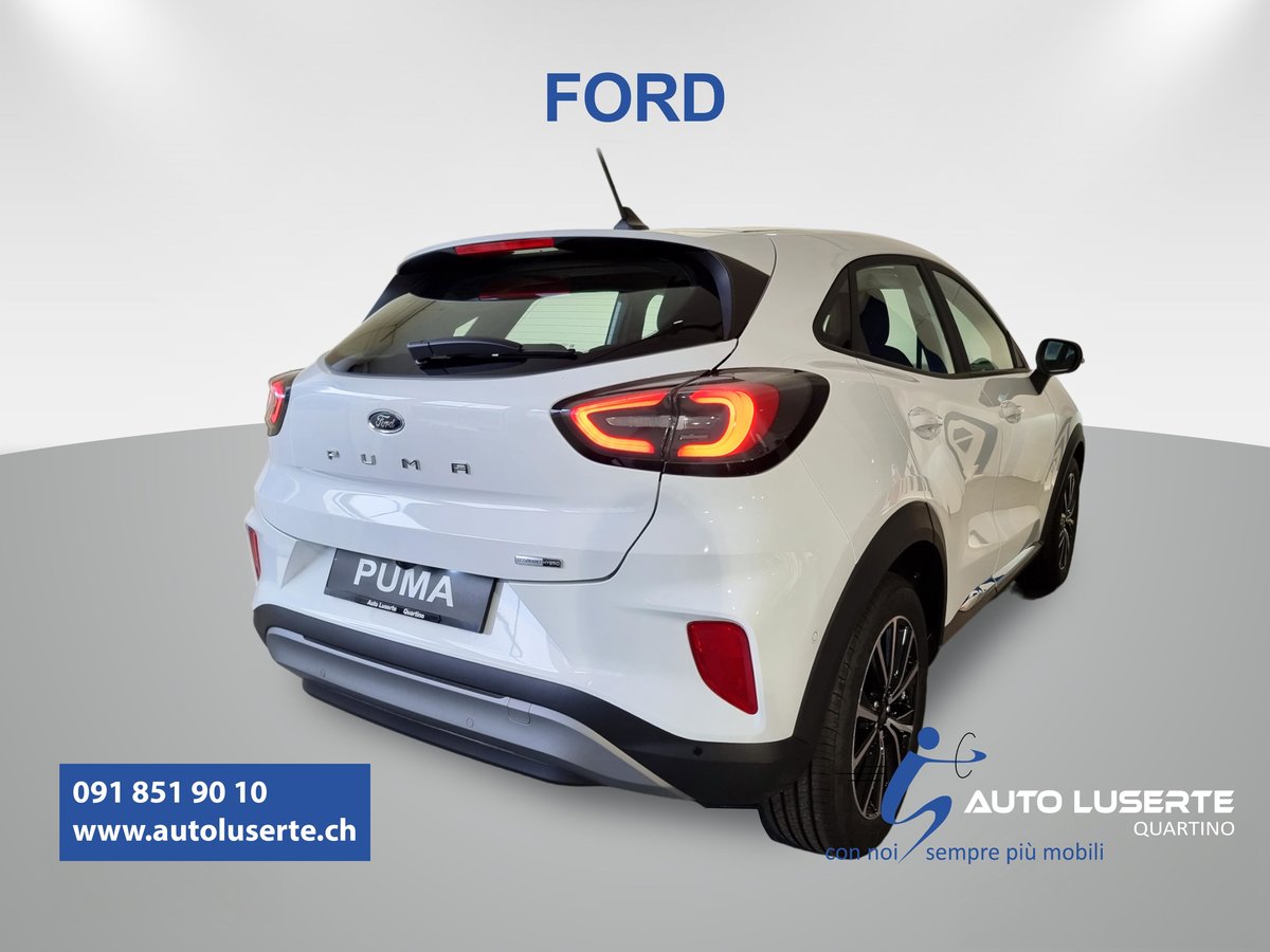 FORD Puma 1.0 EcoB Hybrid 125 Titanium, Hybride Léger Essence/Électricité, Occasion / Utilisé, Manuelle - 2