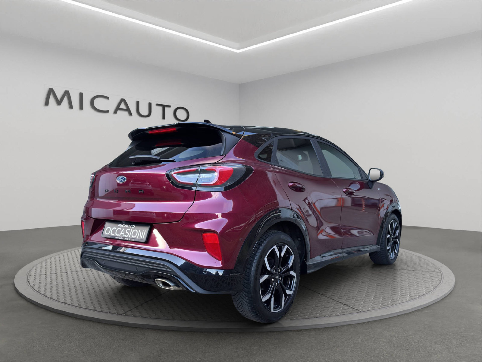 FORD Puma 1.0 EcoB Hybrid 125 Vivid Ruby Edition, Mild-Hybrid Benzin/Elektro, Occasion / Gebraucht, Automatik - 2