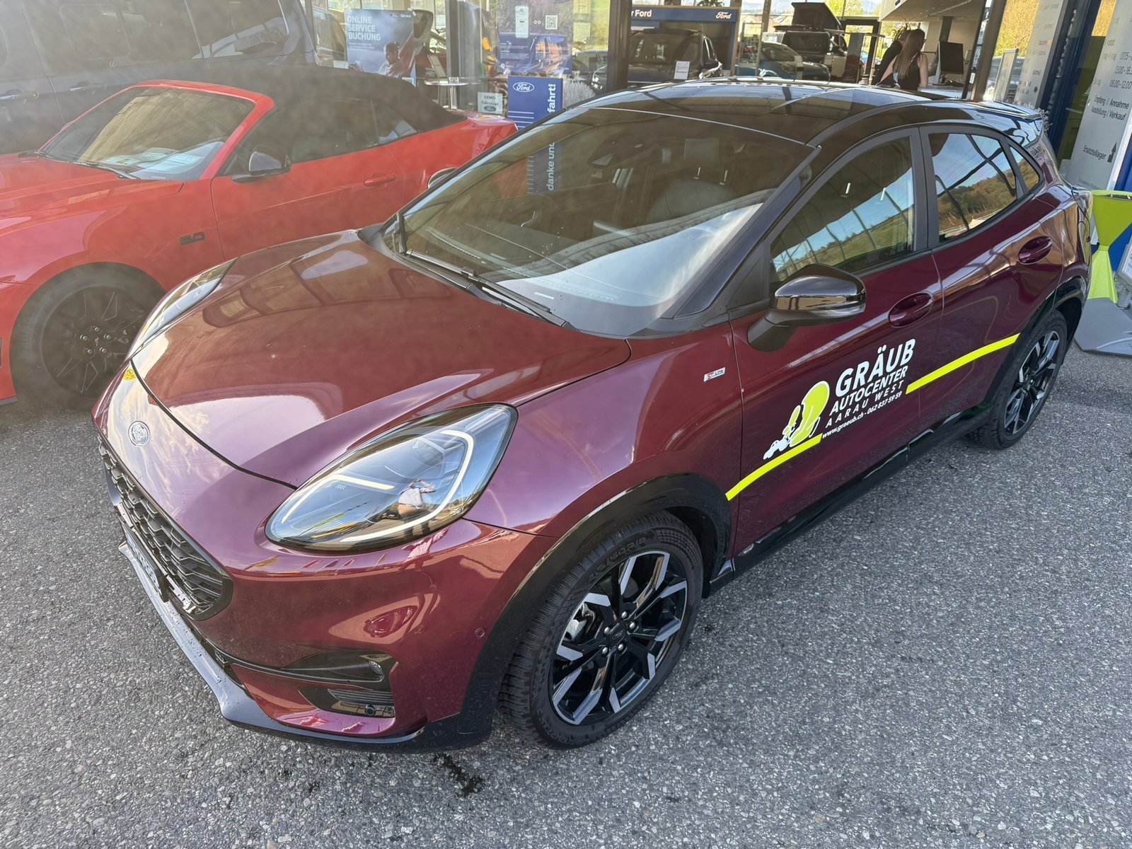 FORD Puma 1.0 MHEV Vivid Ruby, Hybride Léger Essence/Électricité, Occasion / Utilisé, Manuelle - 3