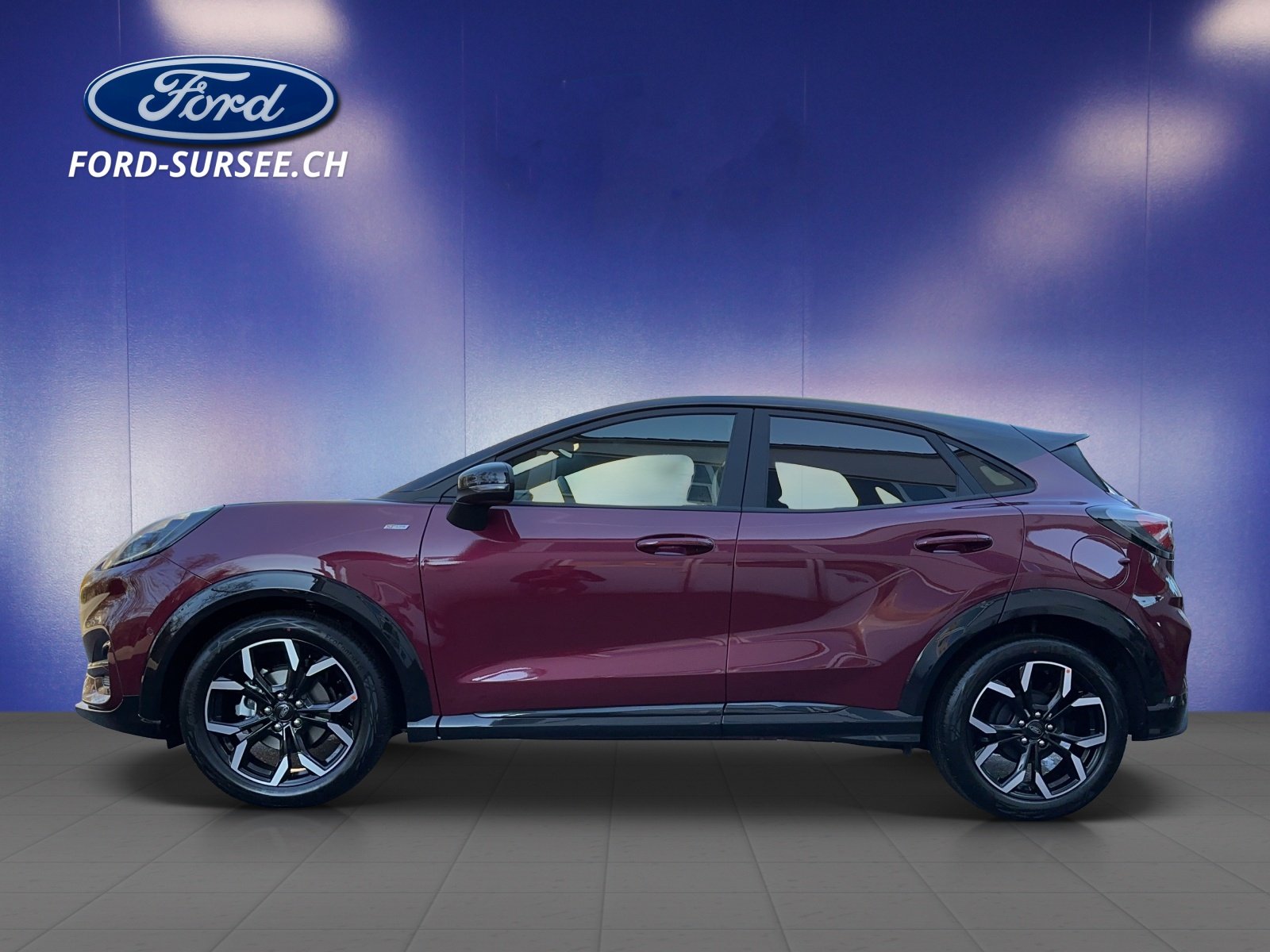 FORD Puma 1.0i EcoBoost Hybrid 125 PS ST-Line X "VIVID RUBY EDITI, Mild-Hybrid Petrol/Electric, Ex-demonstrator, Manual - 2