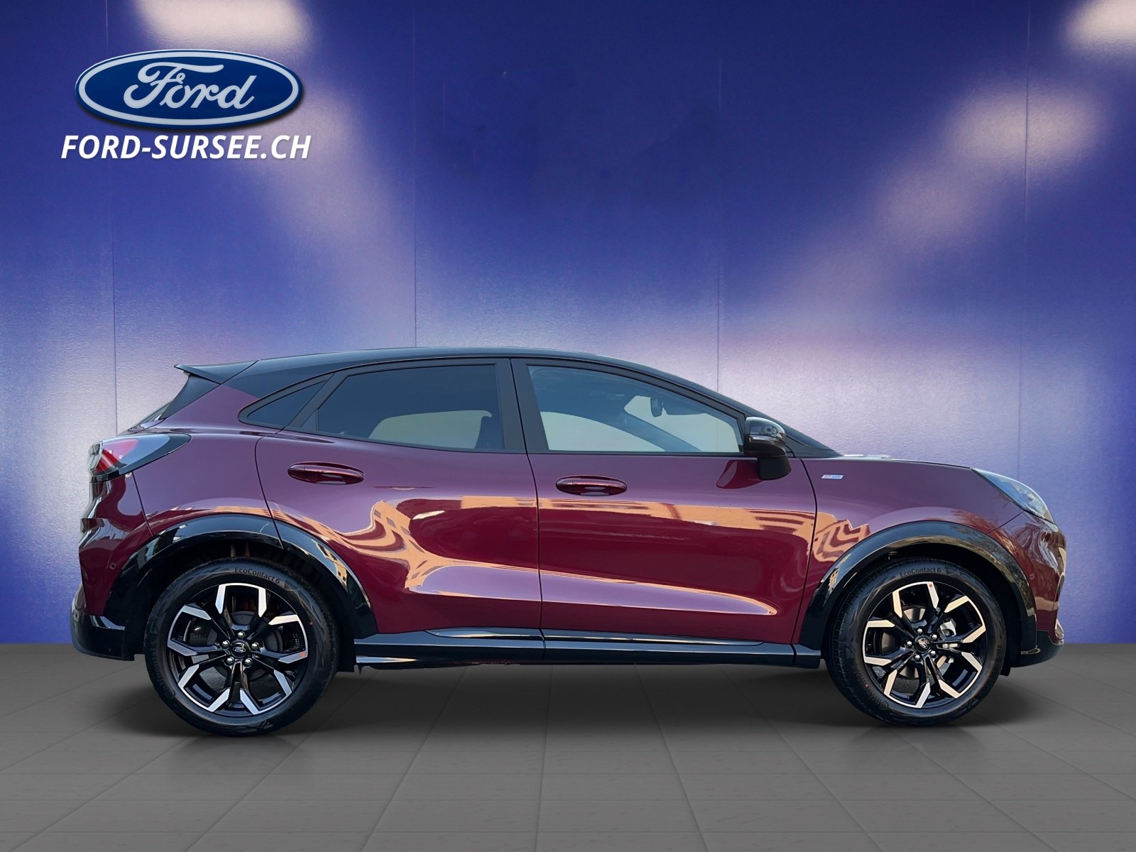 FORD Puma 1.0i EcoBoost Hybrid 125 PS ST-Line X "VIVID RUBY EDITI, Mild-Hybrid Petrol/Electric, Ex-demonstrator, Manual - 5