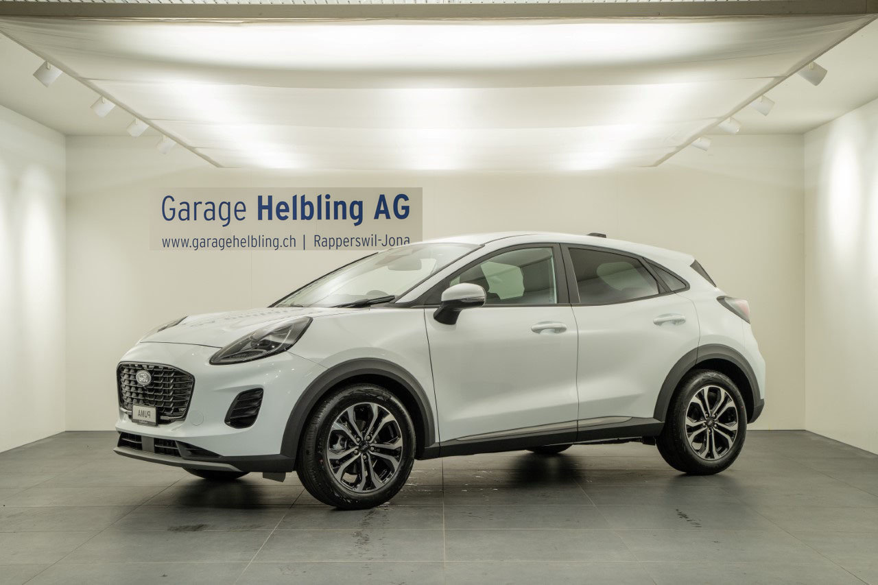 FORD Puma 1.0 EcoB Hybrid 125 Titanium, Mild-Hybrid Benzin/Elektro, Vorführwagen, Handschaltung