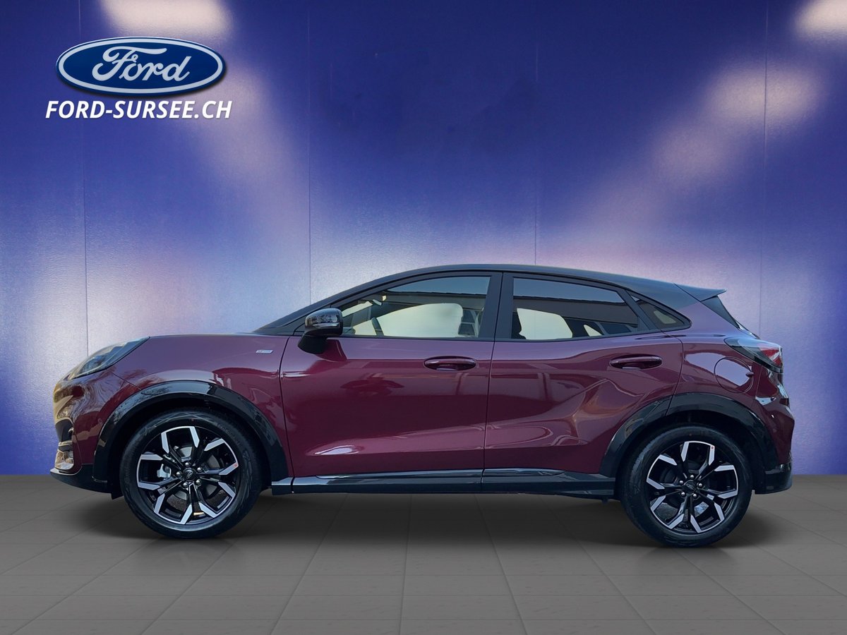 FORD Puma 1.0i EcoBoost Hybrid 125 PS ST-Line X "VIVID RUBY EDITI, Mild-Hybrid Petrol/Electric, Ex-demonstrator, Manual - 2