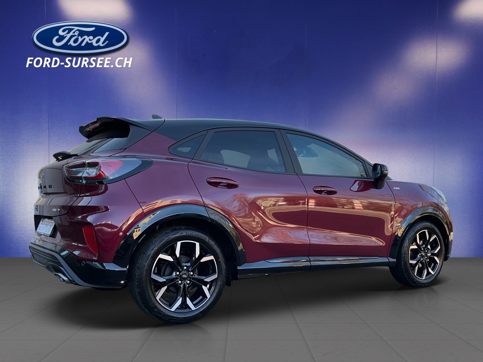 FORD Puma 1.0i EcoBoost Hybrid 125 PS ST-Line X "VIVID RUBY EDITI, Mild-Hybrid Petrol/Electric, Ex-demonstrator, Manual - 4
