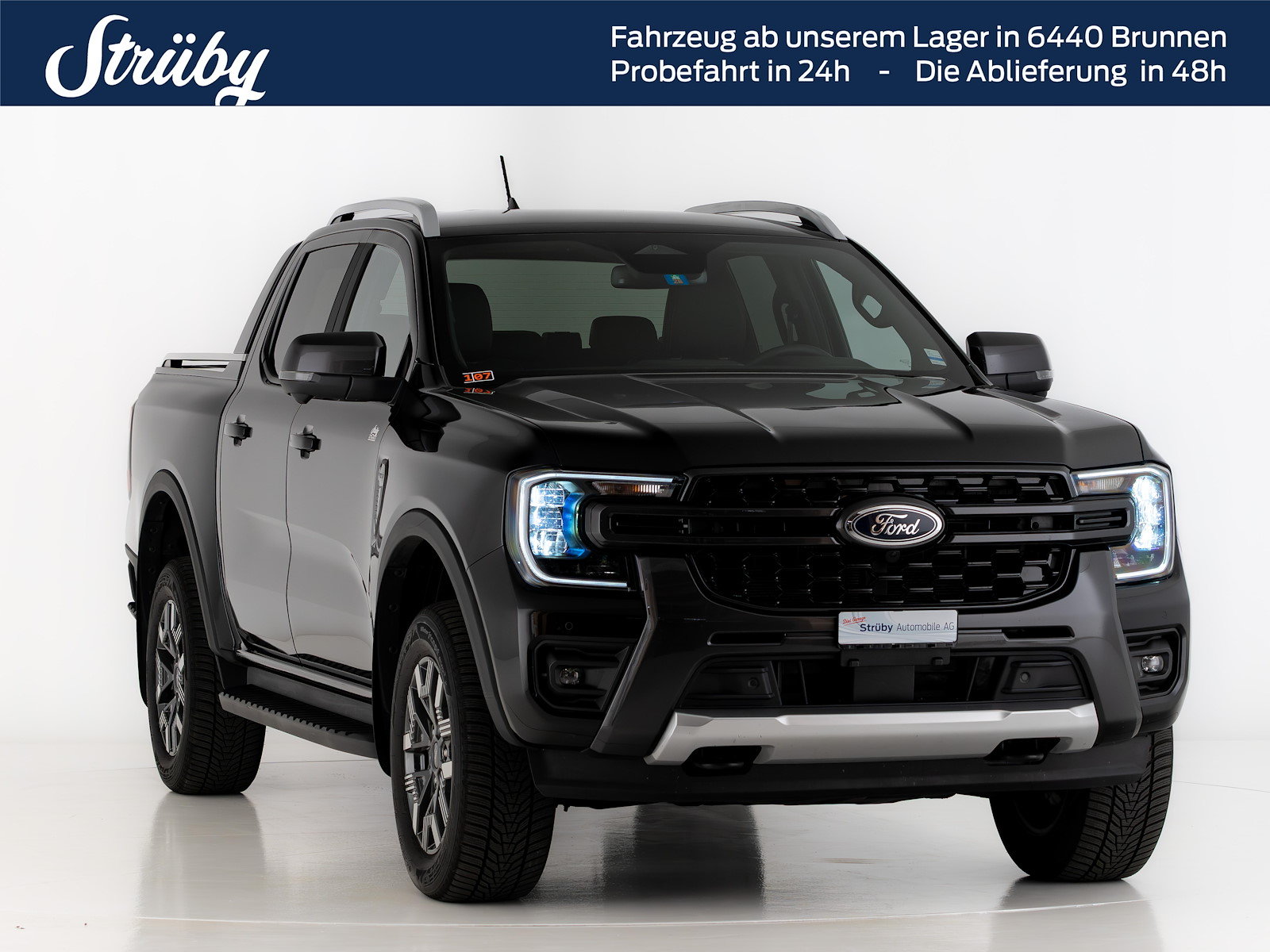 FORD Ranger DKab.Pick-up 2.3 EcoBoost 4x4 Wildtrak PHEV, Plug-in-Hybrid Petrol/Electric, Second hand / Used, Automatic - 3