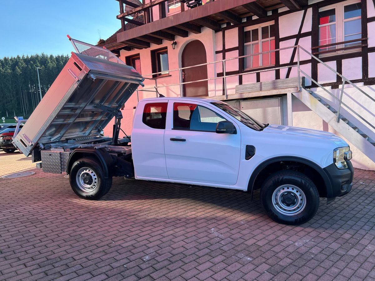 FORD Ranger XL 2.0 Eco Blue Chassis 4x4 / 3 Seiten Kipper