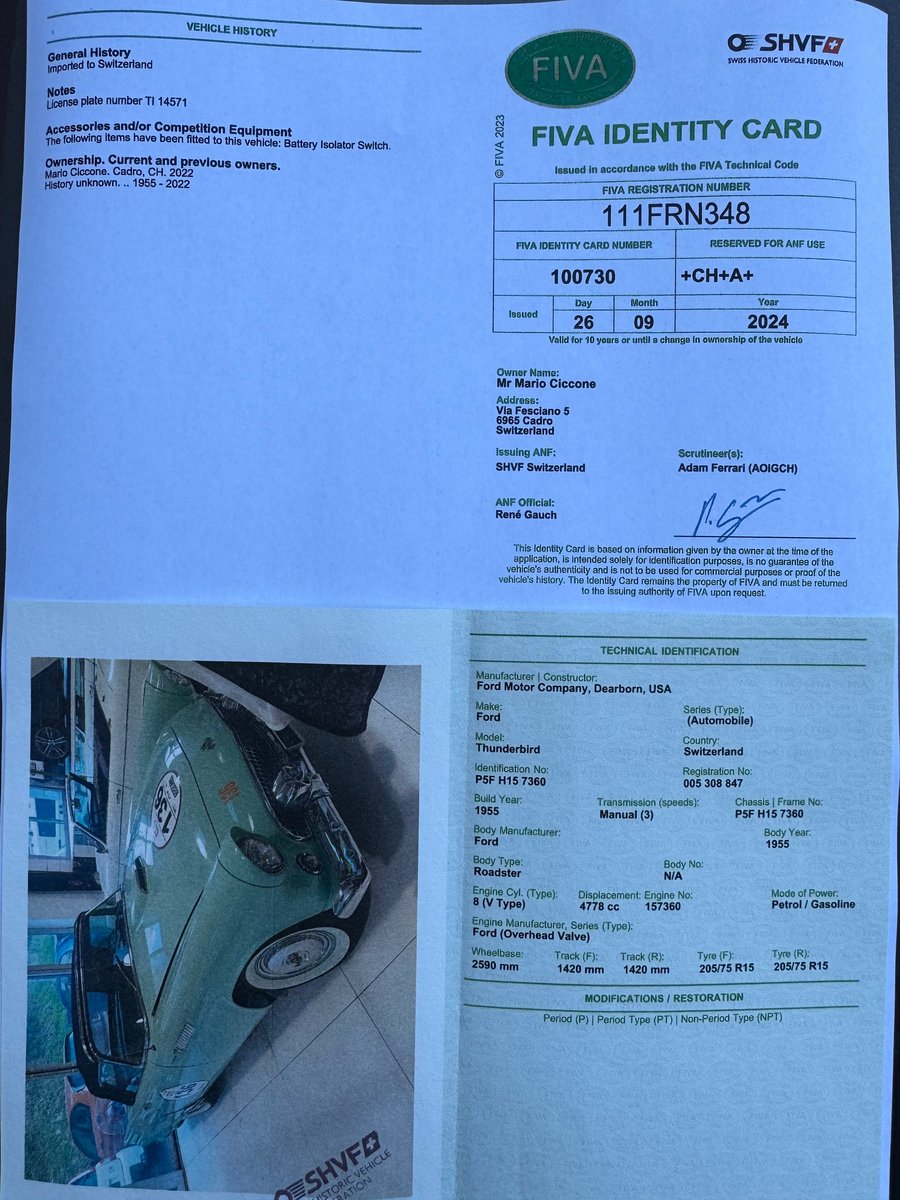 FORD Thunderbird 4.8, Petrol, Classic, Manual - 6