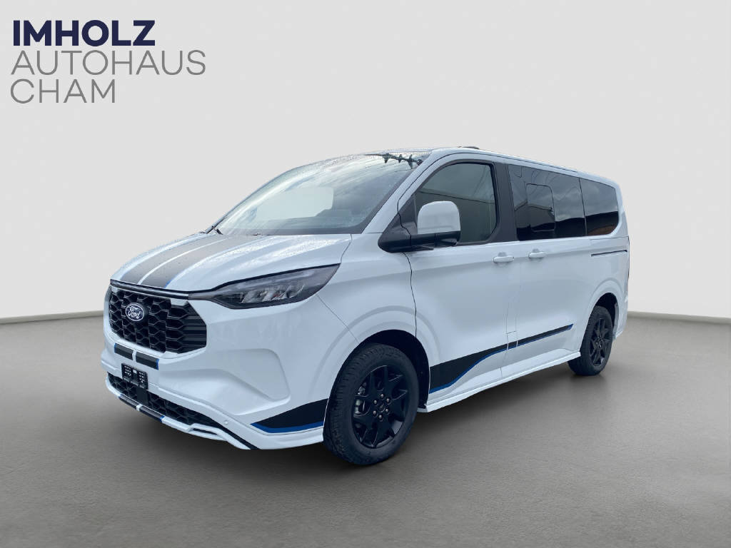 FORD Tourneo Custom Bus 340 L1 2.5 Duratrec PHEV Sport, Hybride Rechargeable Essence/Électricité, Voiture nouvelle, Automatique