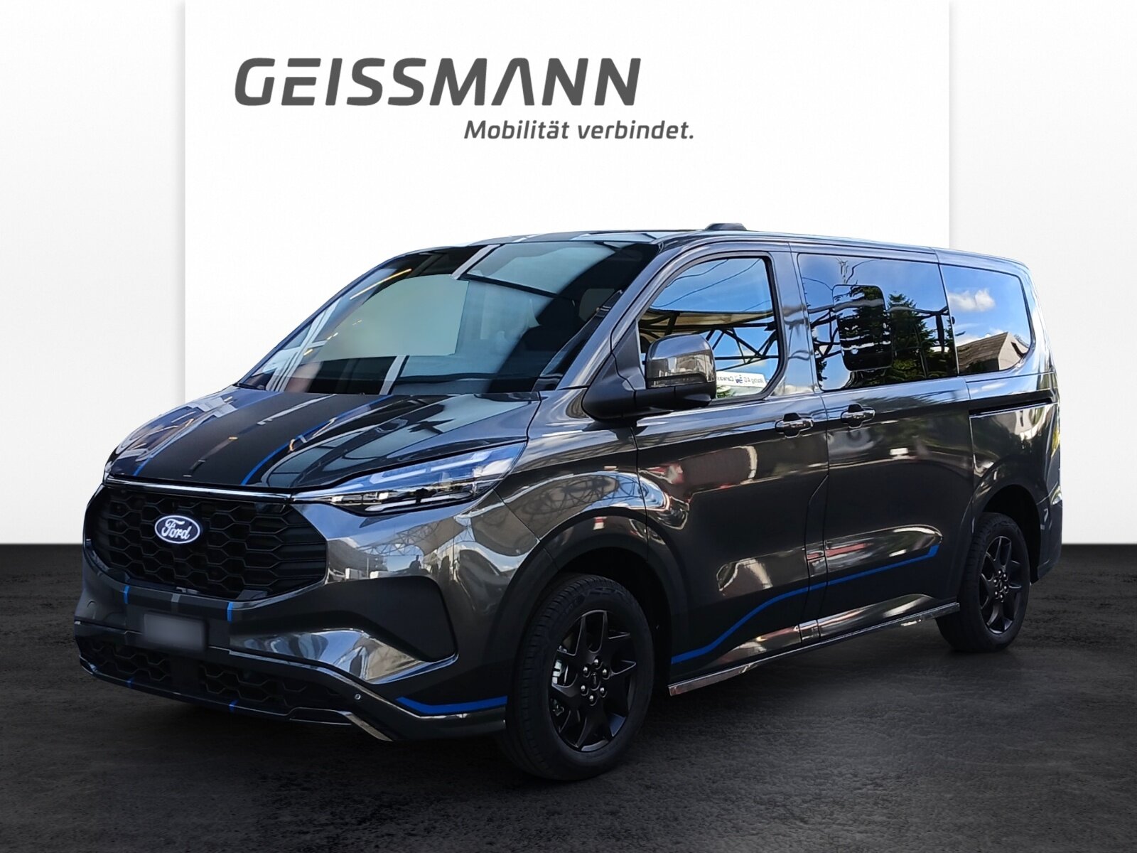 FORD Tourneo Custom Bus 340 L1 2.5 Duratec 233 Sport PHEV, Plug-in-Hybrid Benzin/Elektro, Neuwagen, Automatik