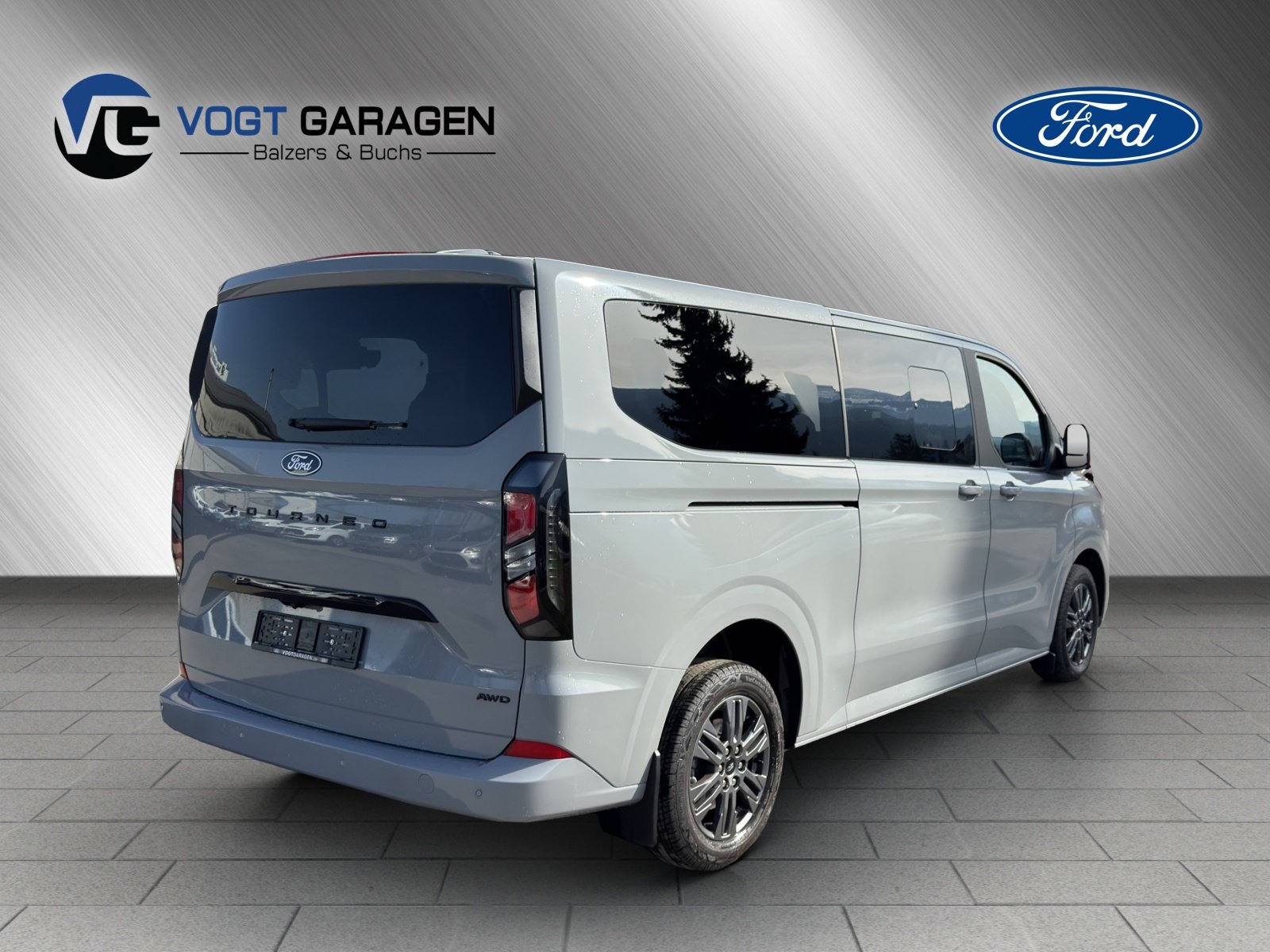 FORD Tourneo Custom Bus 320 L2 2.0 EcoBlue Titanium 4x4, Diesel, Vorführwagen, Automatik - 6