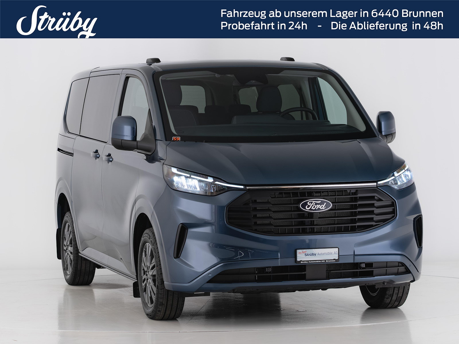 FORD Transit Custom Kombi 320 L1 2.0 EcoBlue 170 Limited, Diesel, Auto nuove, Automatico - 3