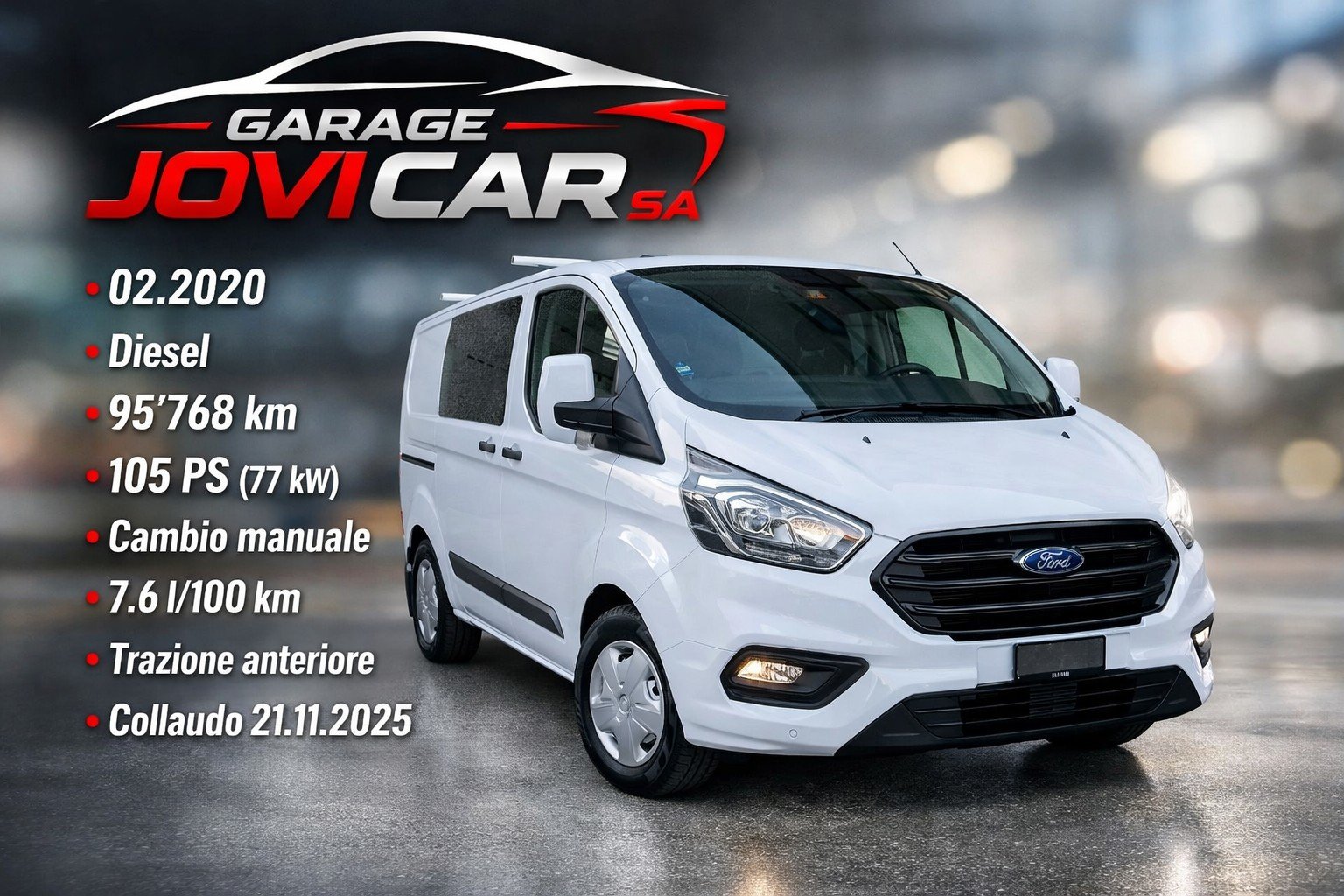 FORD TRANSIT CUSTOM Van 320 L1H1 Ambiente