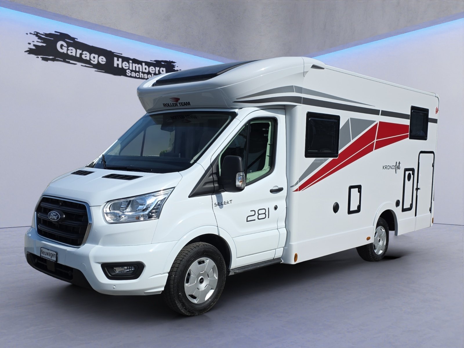 FORD Transit Roller Team Kronosfit 281 TL mit Hubbett