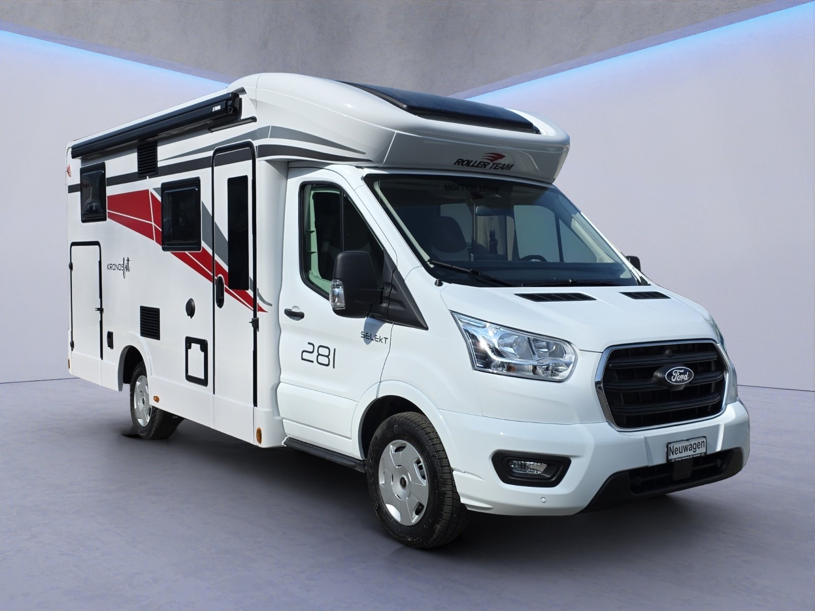 FORD Transit Roller Team Kronosfit 281 TL mit Hubbett, Diesel, New car, Automatic - 7