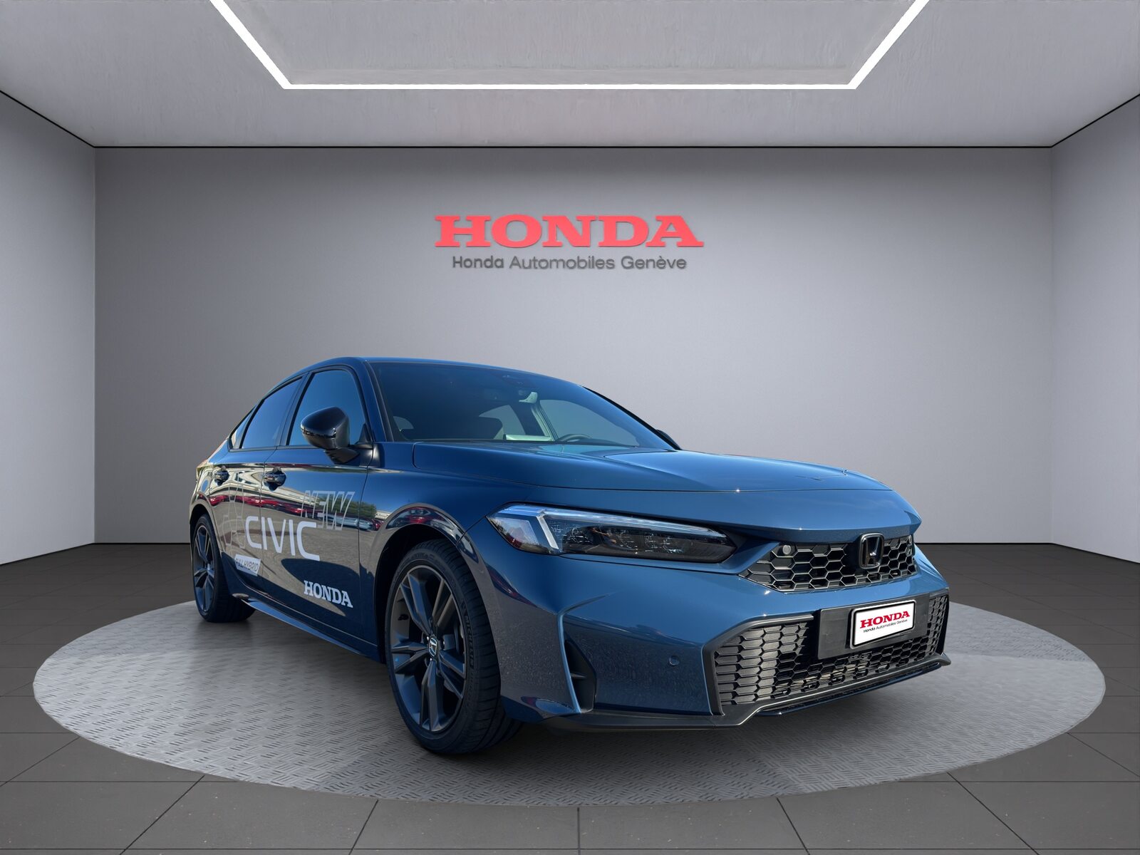 HONDA Civic 2.0 i-MMD Sport, Hybride Intégral Essence/Électricité, Voiture de démonstration, Automatique - 2